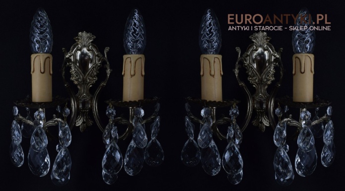 kinkiety z kryształami kinkiety z kryształami